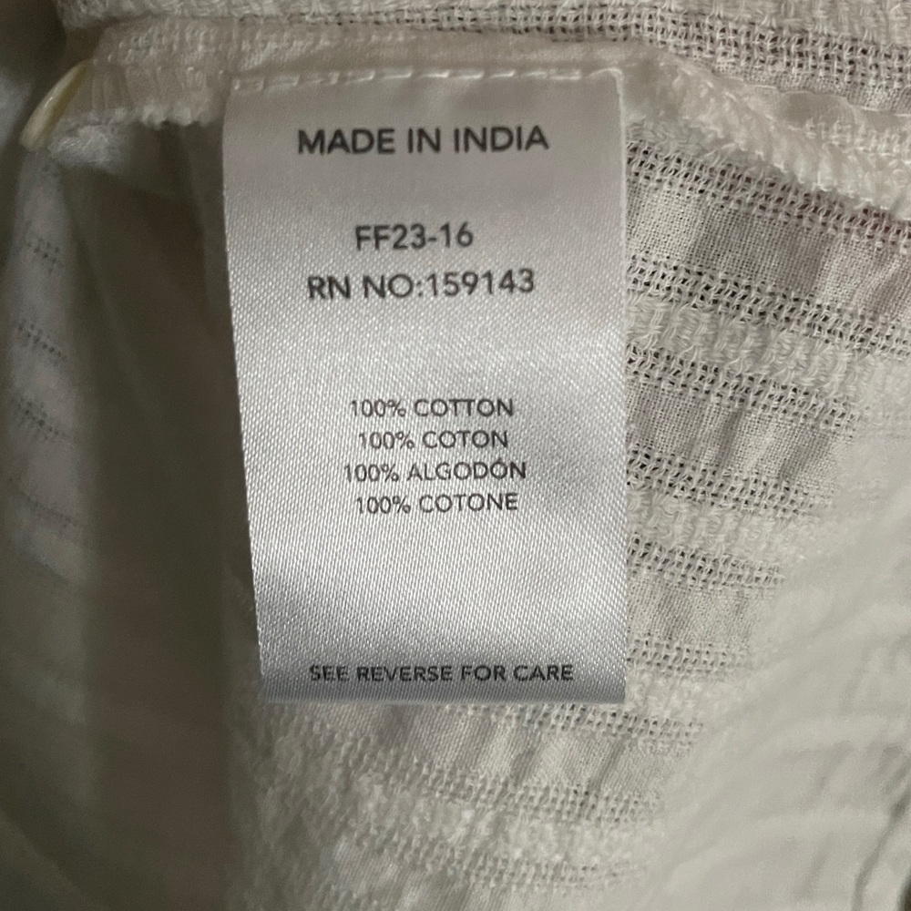 FRNCH Women’s White Romantic Blouse Size Small - Picture 5 of 5